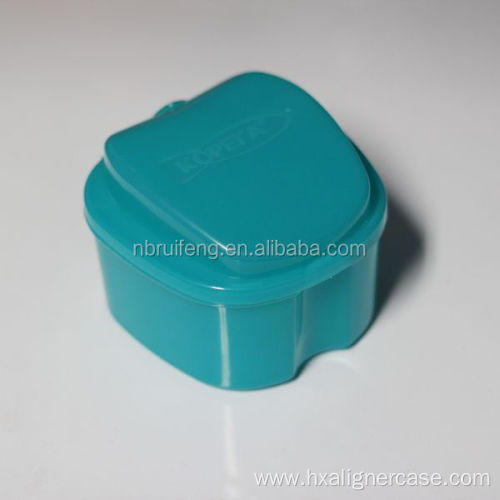 Plastic denture bath box/Polident denture box